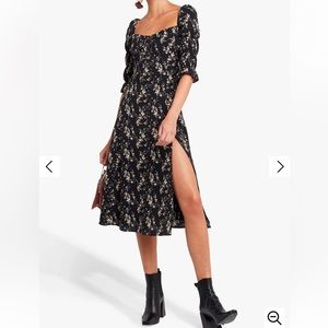 OPT Floral Midi Dress